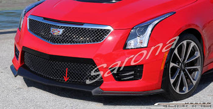 Custom Cadillac ATS  Coupe Front Add-on Lip (2015 - 2016) - $690.00 (Part #CD-013-FA)